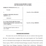 Fannie/Freddie Consolidated Class Action